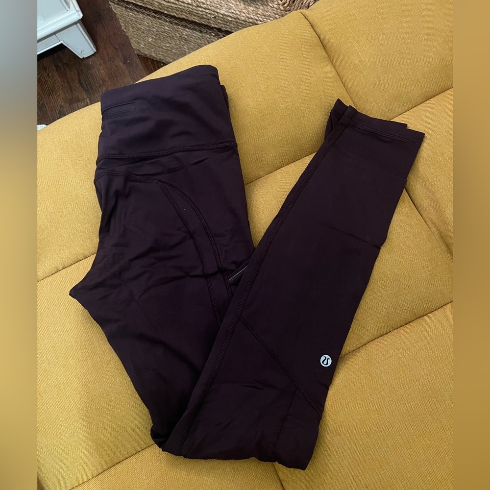Lululemon Size 6 Fresh Track Pants Dark Purple